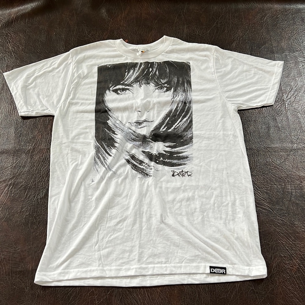 Deter t shirt large white
